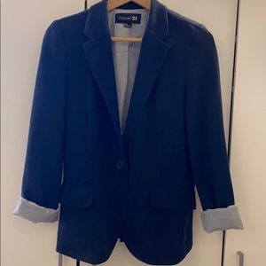 Forever 21 Dark Blue (Navy) Blazer Jacket